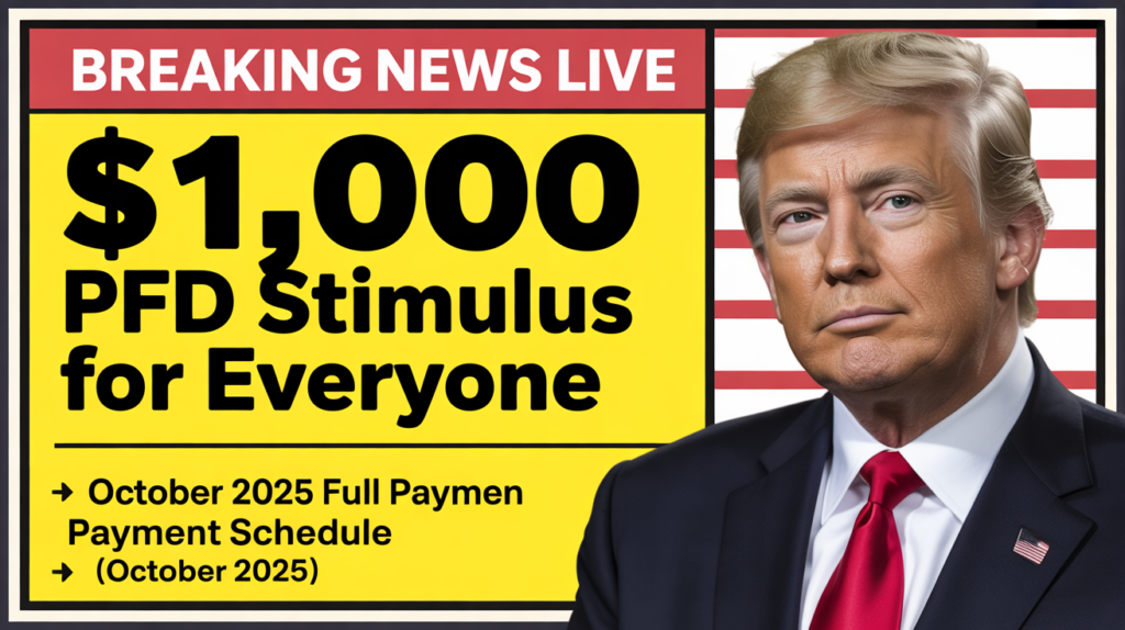 $1,000 PFD Stimulus for Everyone